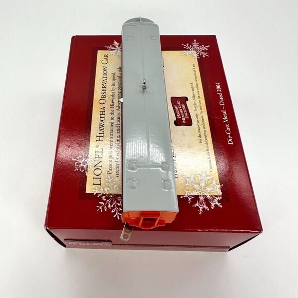 Hallmark Lionel Hiawatha Observation Car 2004 Die Cast Metal Ornament - Picture 11 of 12